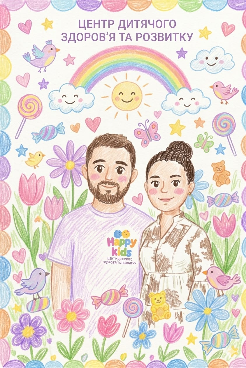 Вікторія та Михайло — засновники Happy Kids